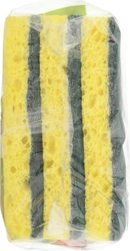 image:imageScotchBrite Heavy Duty Scrub Sponge 12 Kitchen Sponges Designed for Tough Messes in the Kitchen Lasts 3X Longer Best for Cast Iron Skillets Outdoor Grills Flexible Durable amp Strong6 Scrub Sponges Pack of 6