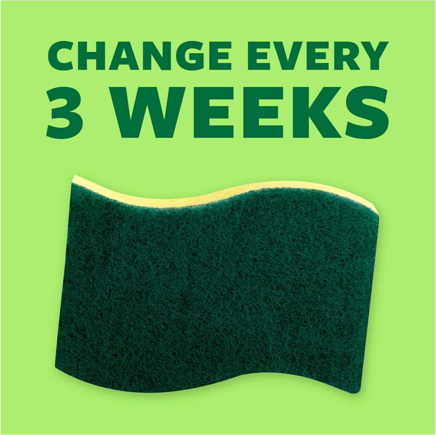 image:imageScotchBrite Heavy Duty Scrub Sponge 12 Kitchen Sponges Designed for Tough Messes in the Kitchen Lasts 3X Longer Best for Cast Iron Skillets Outdoor Grills Flexible Durable amp Strong12 Scrub Sponges Pack of 2