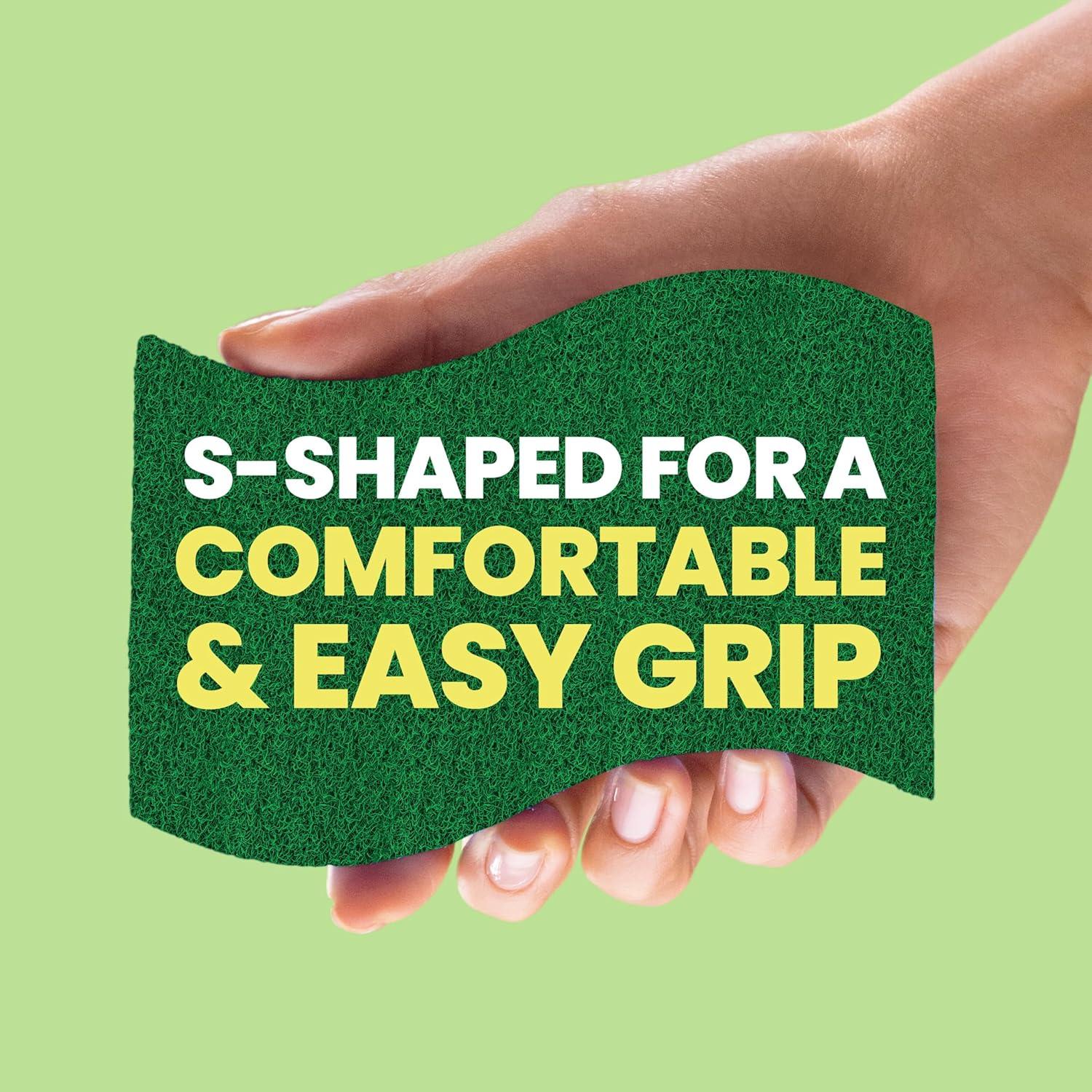 image:imageScotchBrite Heavy Duty Scrub Sponge 9 Kitchen Sponges Designed for Tough Messes in the Kitchen that Last 3X Longer Best for Cast Iron Skillets and Outdoor Grills Flexible Durable and Strong9 Scrub Sponges