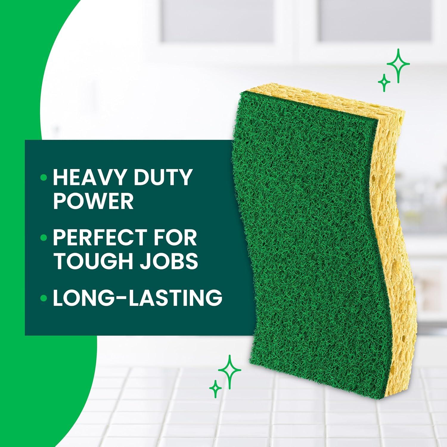 image:imageScotchBrite Heavy Duty Scrub Sponges 12 Scrub Sponges Stands Up to Stuckon Grime