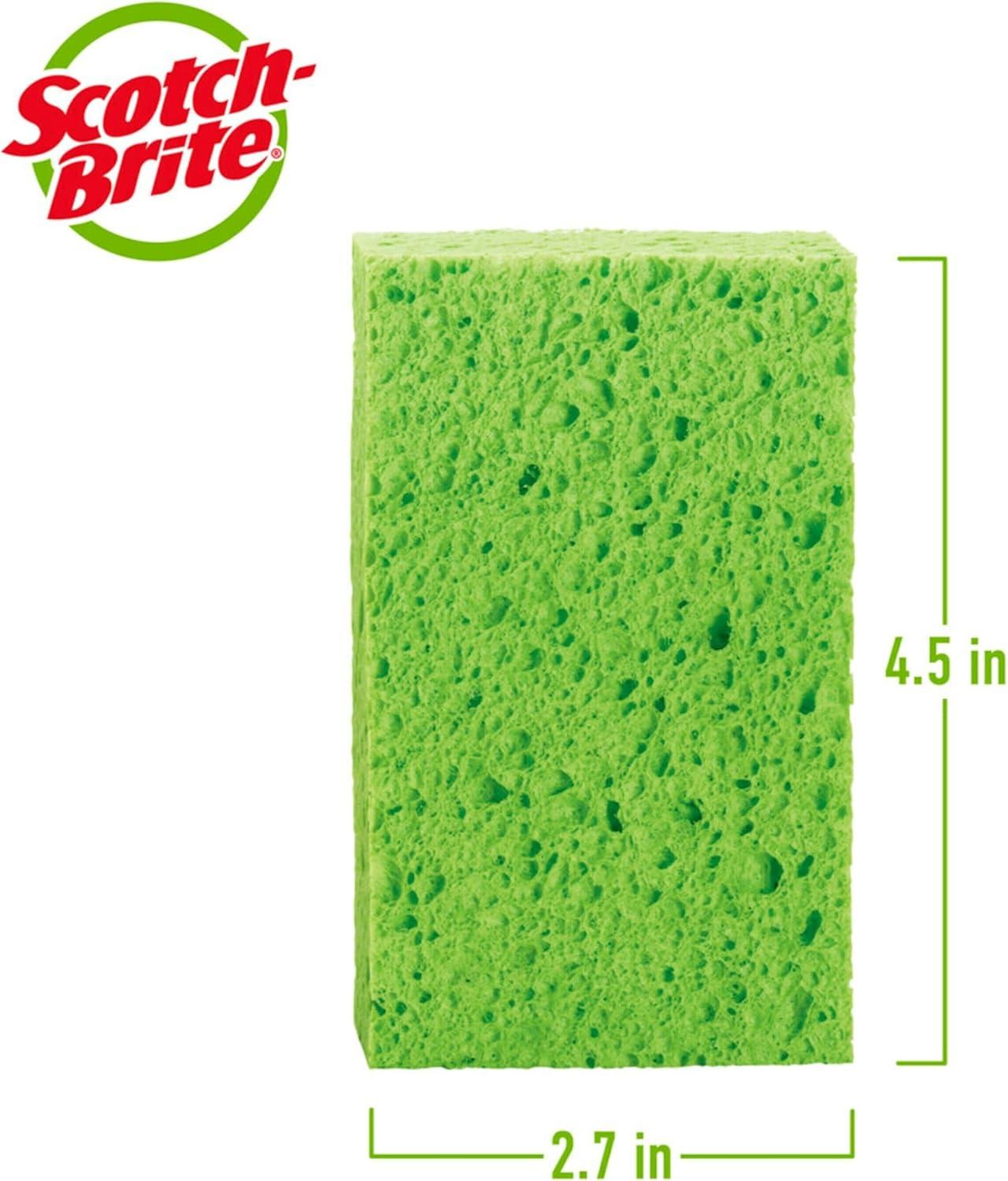 image:imageScotchBrite MultiPurpose Sponges Highly Absorbent Dish Sponge for Cleaning of NonStick Cookware Showers and Coolers 40 Kitchen Sponges40 Sponges