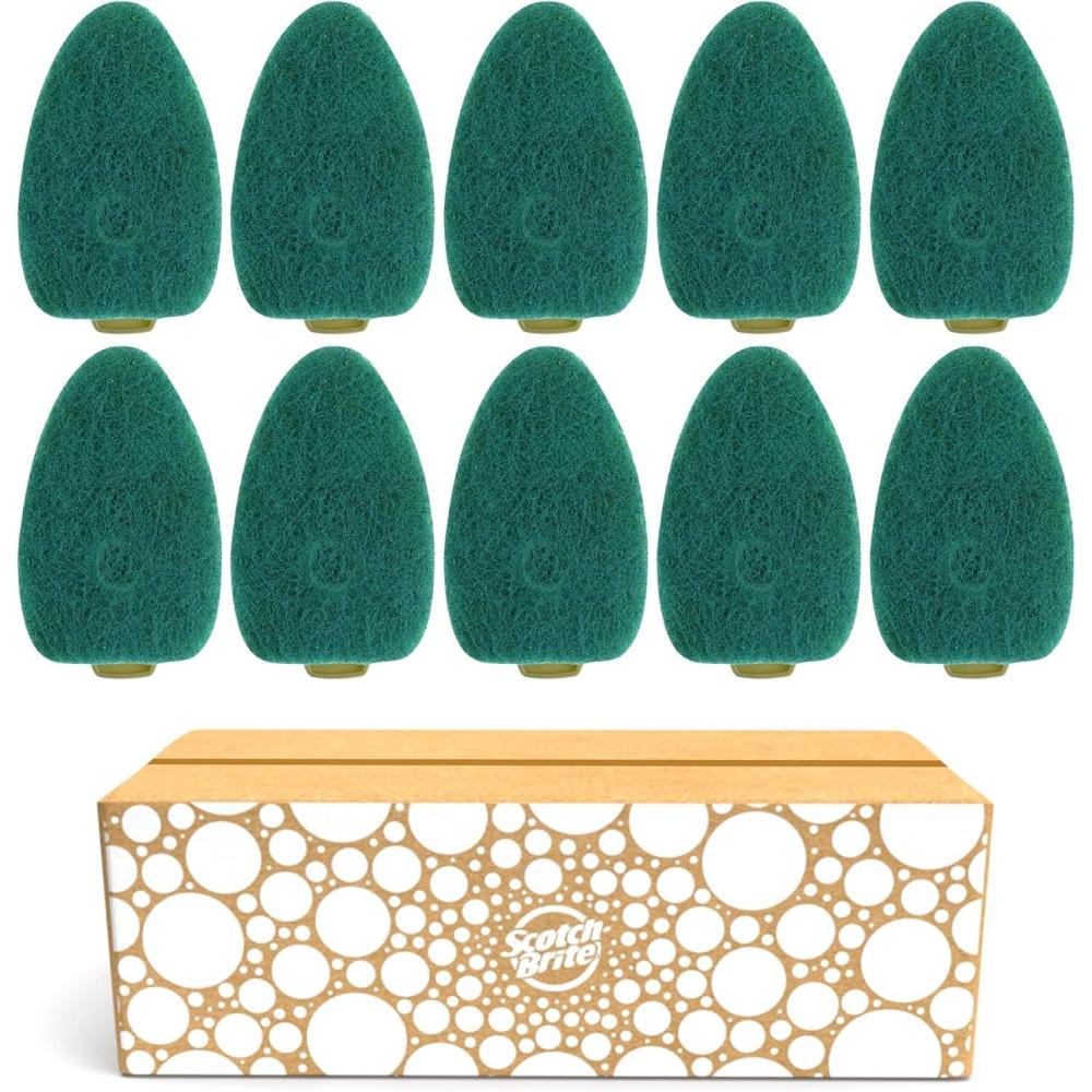 image:imageScotchBrite Heavy Duty Dishwand Kit Includes 1 Wand amp 8 Refill Pads Keep Hands Out of the Mess10 Refills