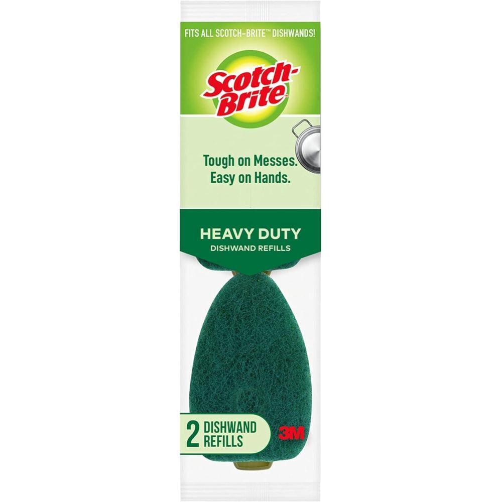 image:imageScotchBrite Heavy Duty Dishwand Kit Includes 1 Wand amp 8 Refill Pads Keep Hands Out of the Mess2 Refills