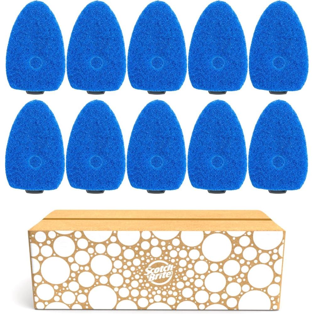 image:imageScotchBrite NonScratch Dishwand Refills Fits All ScotchBrite Dishwands 10 Refills10 Refill Pads