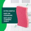 Scotch-Brite Gentle Clean Delicate Scrub Sponges, For Washing Dishes and Cleaning Kitchen, 3 Scrub Sponges(3 Scrub Sponges)