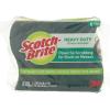 Scotch-Brite Heavy Duty Scrub Sponge, 12 Kitchen Sponges, Designed for Tough Messes in the Kitchen, Lasts 3X Longer*, Best for Cast Iron Skillets, Outdoor Grills, Flexible, Durable & Strong(6 Scrub Sponges (Pack of 6))