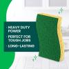Scotch-Brite Heavy Duty Scrub Sponge, 12 Kitchen Sponges, Designed for Tough Messes in the Kitchen, Lasts 3X Longer*, Best for Cast Iron Skillets, Outdoor Grills, Flexible, Durable & Strong(12 Scrub Sponges)