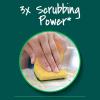 Scotch-Brite Heavy Duty Scrub Sponge, 9 Kitchen Sponges Designed for Tough Messes in the Kitchen that Last 3X Longer*, Best for Cast Iron Skillets and Outdoor Grills, Flexible, Durable, and Strong(45 Scrub Sponges)
