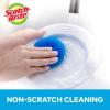 Scotch-Brite Non-Scratch Plastic Scrubbing Pads, Cleans Dishes Without Scratching, 3 Scrubbing Pads(12 Pads)