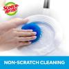 Scotch-Brite Non-Scratch Plastic Scrubbing Pads, Cleans Dishes Without Scratching, 3 Scrubbing Pads(3 Pads)