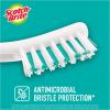 Scotch-Brite Tile & Grout Brush, Strong Bristles to Scrub Away Grime, 6 Count