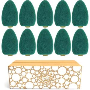 Scotch-Brite Heavy Duty Dishwand Kit, Includes 1 Wand & 8 Refill Pads, Keep Hands Out of the Mess(10 Refills)