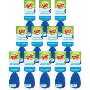 Scotch-Brite Non-Scratch Dishwand Refills, Fits All Scotch-Brite Dishwands, 10 Refills(24 Refill Pads)