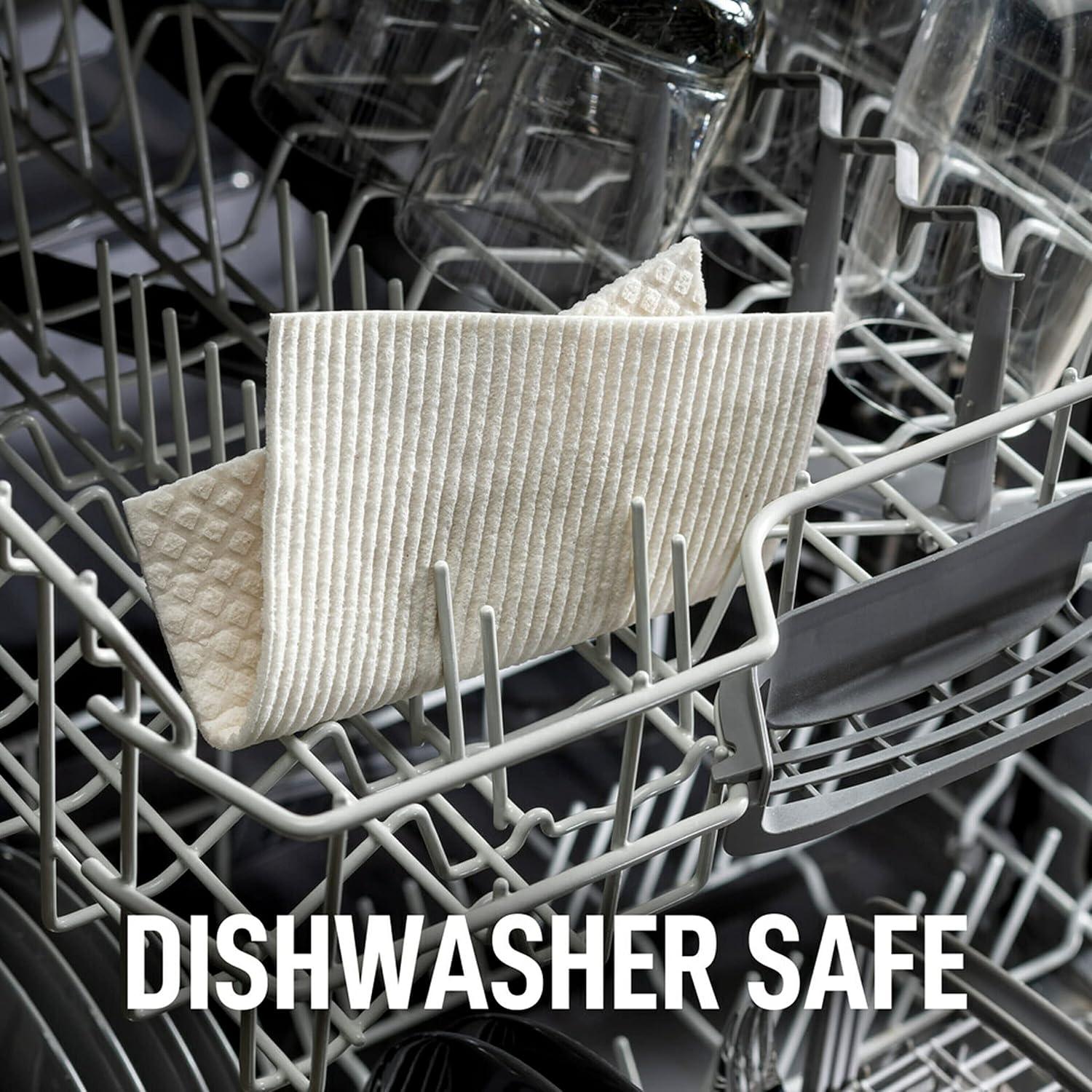 image:imageScotchBrite Greener Clean Sponge Cloth Dish Cloths for Washing Dishes Cleaning Kitchen and More Superior Performance Made from Sustainable Materials PlantBased Kitchen Cleaning Cloths 2 Cloths