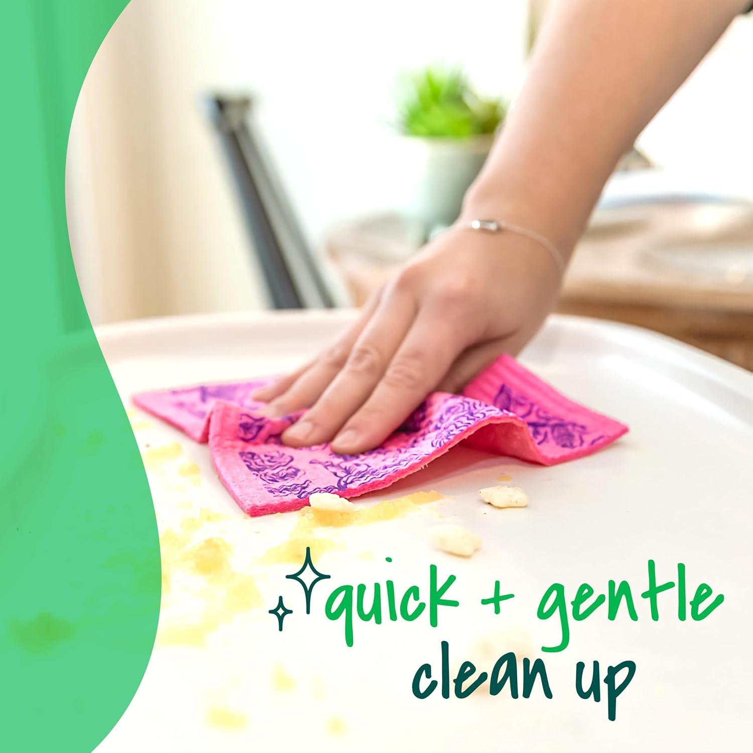 image:imageScotchBrite Sponge Cloths Reusable Absorbent and Decorative Cleaning Towel DishwasherSafe Wipes Ideal for Nonstick Cookware Tile Countertops Mirrors and Faucets 2 Dish Towels