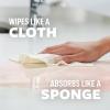 Scotch-Brite Greener Clean Sponge Cloth, Dish Cloths for Washing Dishes, Cleaning Kitchen and More, Superior Performance, Made from Sustainable Materials, Plant-Based Kitchen Cleaning Cloths, 2 Cloths