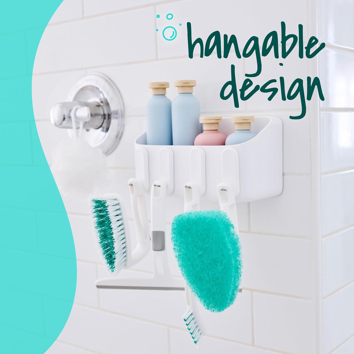 image:imageScotchBrite Dual Blade Squeegee Safe on Mirrors Glass Shower Doors Windows and More 4 Count4 Squeegee Brushes