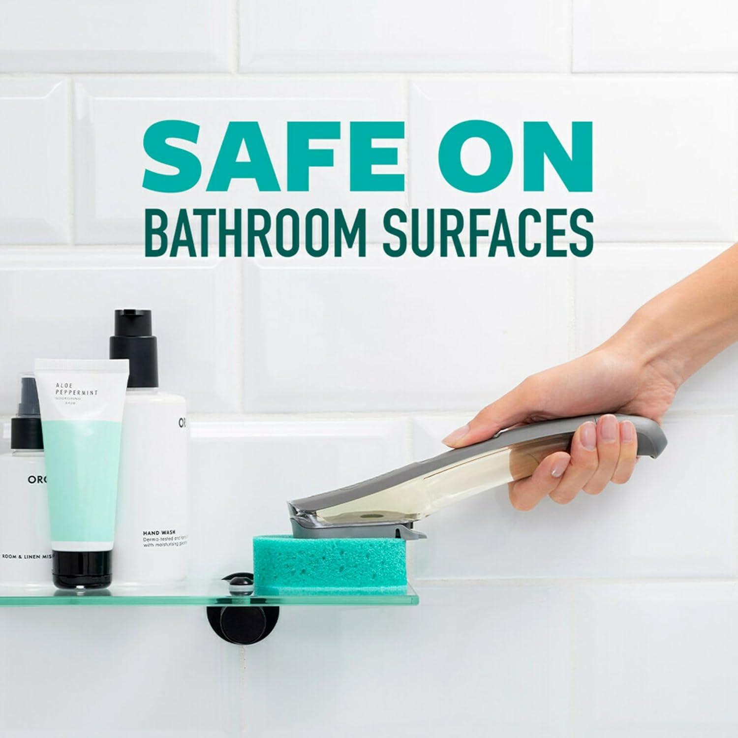 image:imageScotchBrite Swift Scrub Tub amp Shower Wand Refills Ideal for Bathroom Buildup Glass Door Shower and Bath Cleaner Soap Scum Remover 2 Wand RefillsWand