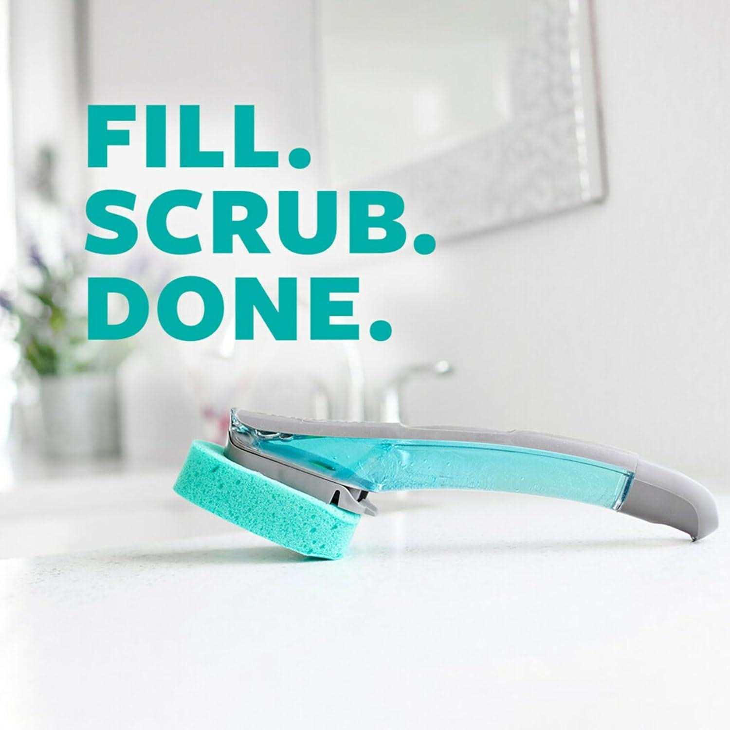 image:imageScotchBrite Swift Scrub Tub amp Shower Wand Refills Ideal for Bathroom Buildup Glass Door Shower and Bath Cleaner Soap Scum Remover 2 Wand RefillsWand