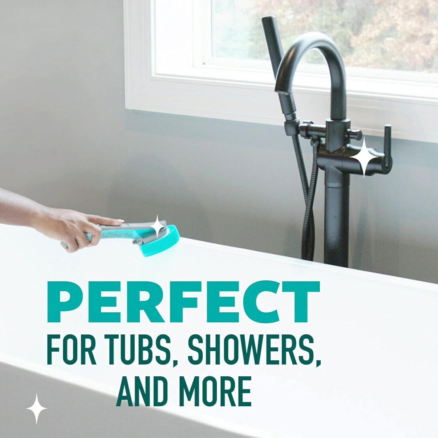image:imageScotchBrite Swift Scrub Tub amp Shower Wand Refills Ideal for Bathroom Buildup Glass Door Shower and Bath Cleaner Soap Scum Remover 2 Wand RefillsWand