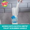 Scotch-Brite Disposable Toilet Scrubber Refills, Removes Rust & Hard Water Stains, 10 Disposable Refills Blue(1 Count (Pack of 40))