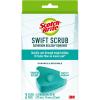 Scotch-Brite Swift Scrub Bath Cleaner Scrubbers, Soap Scum Remover for Cleaning Bathroom, Bathroom Scrubber Pads Safe for Tile, 6 Bathroom Cleaner Scrubbers(2 Swift Scrubs (Pack of 8))