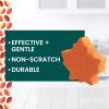 Scotch-Brite Leafy Clean Scrub Sponge, Two-Sided Kitchen Sponges for Cleaning Effectively, Leaf Shaped Dish Sponges with 100% Recycled Scrubbing Fibers, 1 Scrubbing Sponge