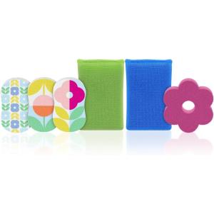 Scotch-Brite Brite Blooms Collection, 1 Extra Gentle Flower Shaped Kitchen Sponge, 3 Pop Up Dish Sponges That Expand with Water, and 4 Dobie Non-Scratch Sponges