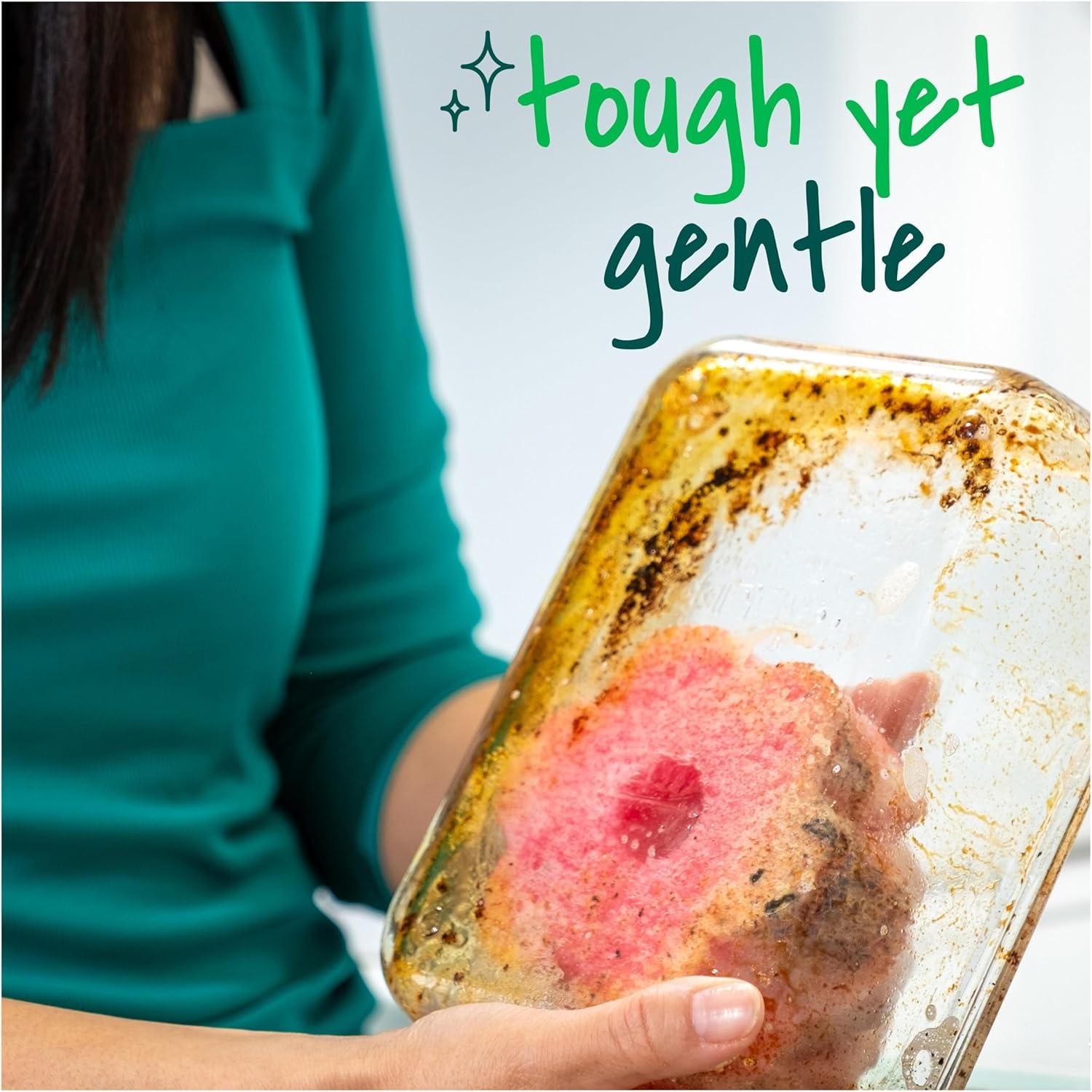 image:imageScotchBrite Flex Scrub Pink NonScratch Dish Sponge with Flexible Shape Non Scratch1 Kitchen Sponge