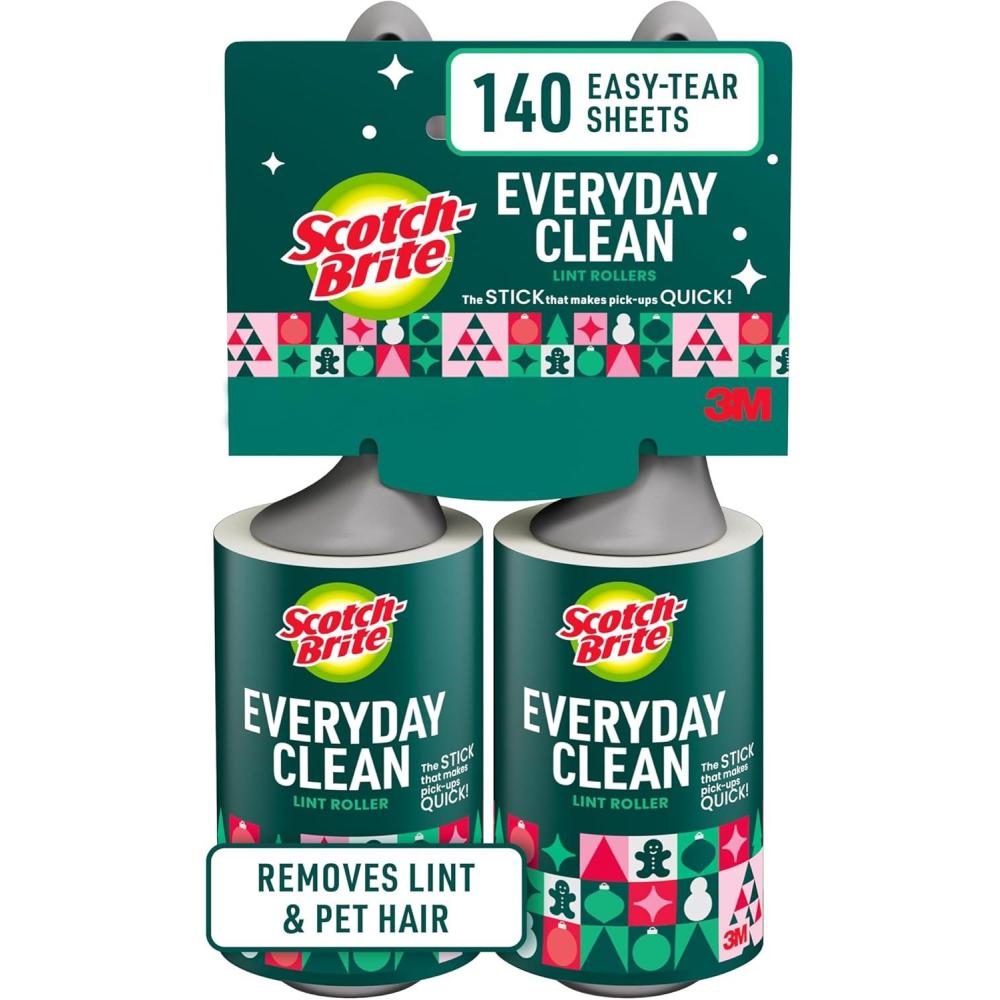 image:imageEveryday Lint Roller Modern Merry Holiday Lint Roller 2 Pack
