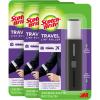 Scotch-Brite Mini Travel Lint Roller, Works Great On Pet Hair, 30 Sheets (Pack of 3)(1 Roller (Pack of 3))