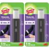 Scotch-Brite Mini Travel Lint Roller, Works Great On Pet Hair, 30 Sheets (Pack of 3)(2-Pack)