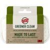Scotch-Brite® Greener Clean™ Dual Action Scrub & Wipe , 2 each/pack, 6 packs/case(4.7 in. x 2.8 in. x 0.7 in. / 12-pack)