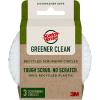 Scotch-Brite® Greener Clean™ Recycled Scrubbing Circles 215-GC, 3 Each/Pack, 6 Packs/case, 6 Packs per case(18-pack)