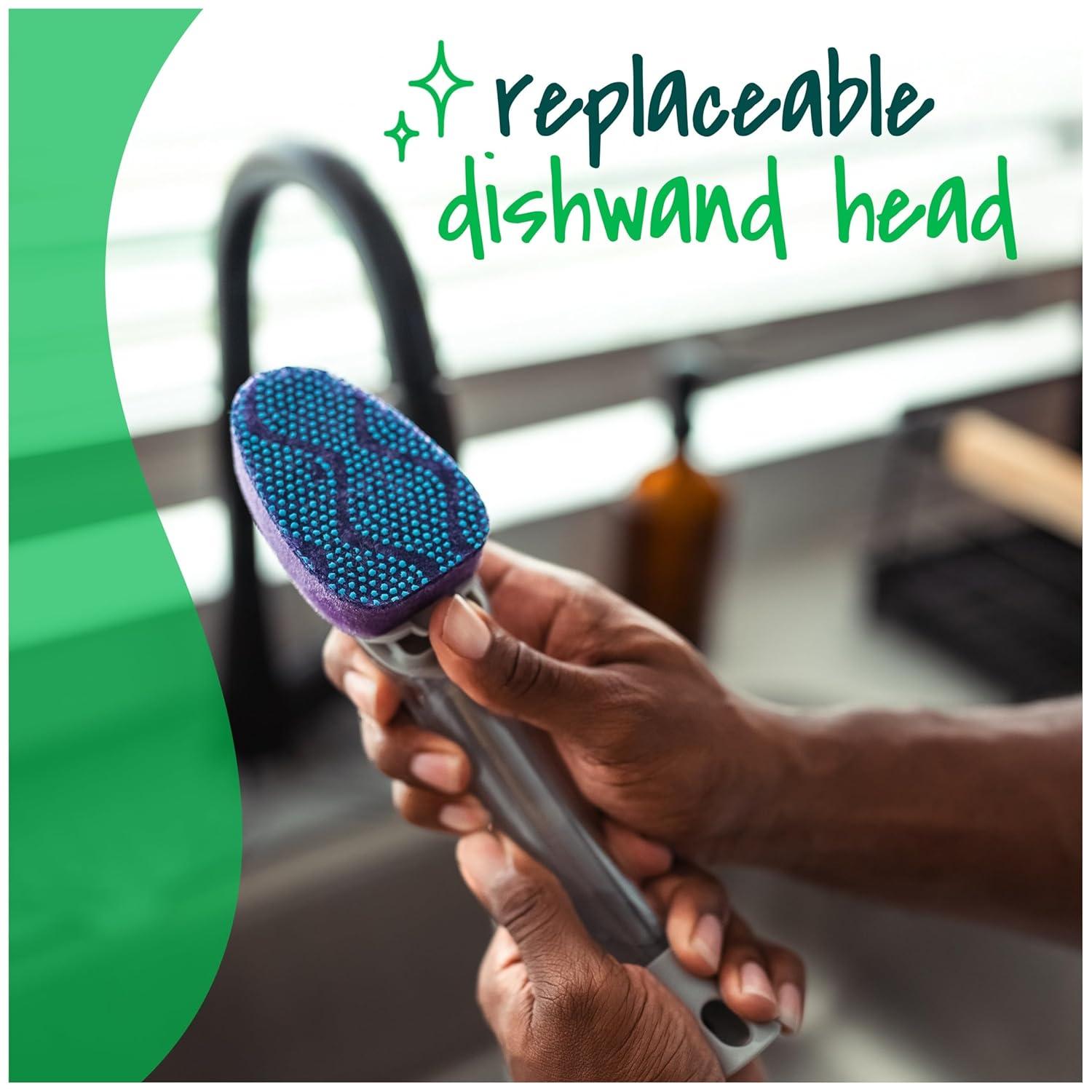 image:imageScotchBrite Scrub Dots Dishwand Refills for Cleaning Kitchen Bathroom and Household NonScratch Refills Safe for NonStick Cookware 2 Dishwand Refills