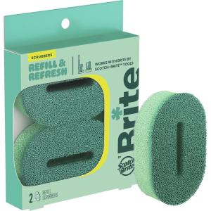 Brite by Scotch-Brite Refill Scrubbers, 2 Pack