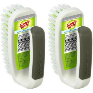 Scotch-Brite Hand and Nail Brush, 0.23 Pound (Pack of 2)(1 Count (Pack of 2))