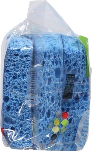 image:imageScotchBrite Scrub Dots NonScratch Scrub Sponge Rinses Clean for Washing Dishes and Cleaning Kitchen 3 Scrub Sponges Pack of 23 Sponges Pack of 2