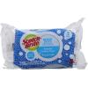 Scotch-Brite Scrub Dots Non-Scratch Scrub Sponge, Rinses Clean, for Washing Dishes and Cleaning Kitchen, 3 Scrub Sponges (Pack of 2)(3 Sponges (Pack of 2))