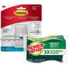 Scotch-Brite Heavy Duty Sponge & Command Storage Bundle