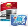Scotch-Brite Scrub Dots Non-Scratch Scrub Sponge, Rinses Clean, for Washing Dishes and Cleaning Kitchen, 3 Scrub Sponges (Pack of 2)(3 Sponges + Command Storage Bundle)
