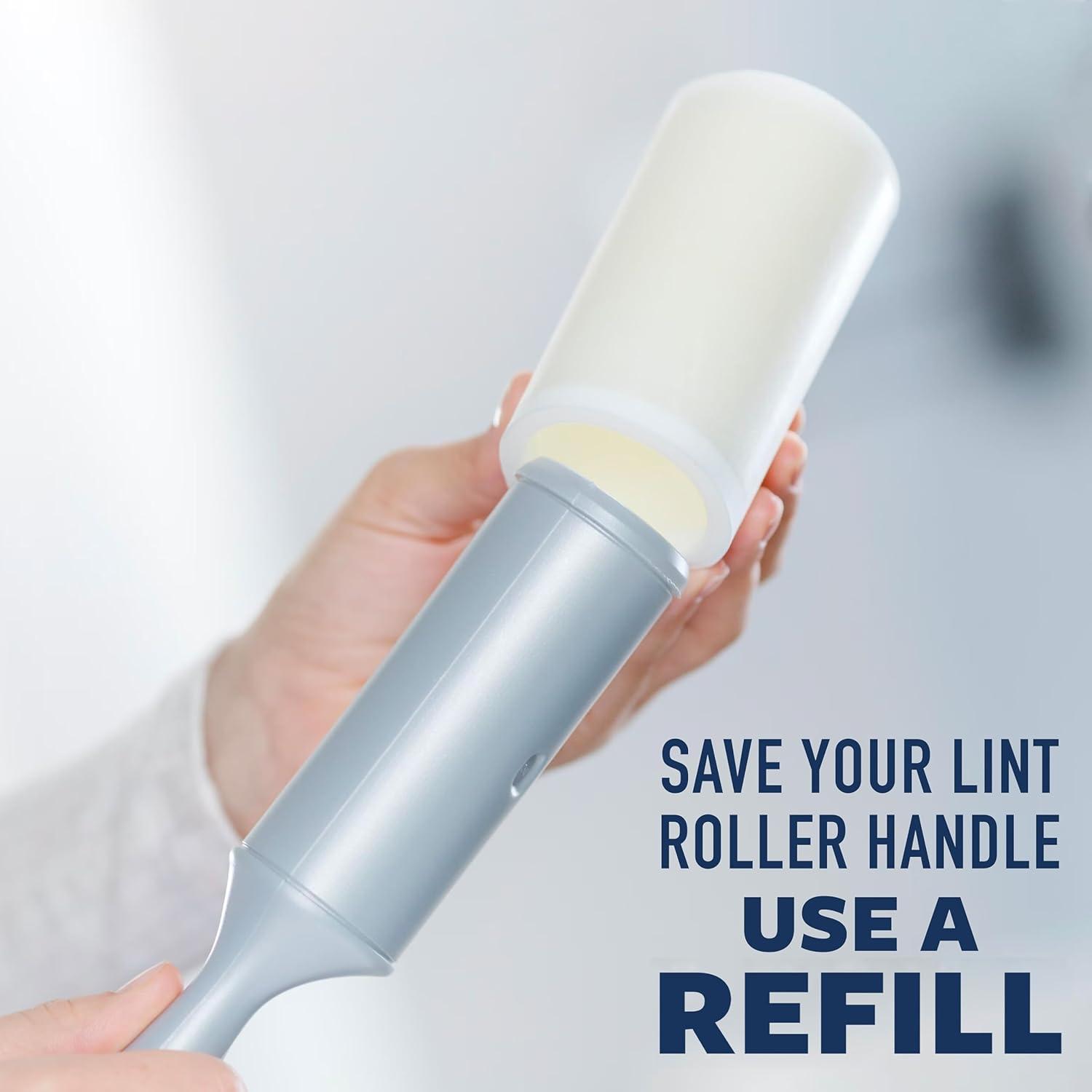 image:imageScotchBrite Everyday Clean Lint Roller Lint Remover for Pet Hair Dark Clothes Furniture and Dusty Surfaces Picks Up Fur amp Fluff in Your Home Car amp Office 5 Pack 475 Adhesive Sheets Total5 Rollers