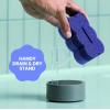 Brite by Scotch-Brite Scrub & Wipe Kit, Includes Drain & Dry Stand + 7 Scrub & Wipe Scrubbers, Kitchen Sponge for Washing Dishes