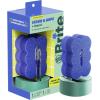 Brite by Scotch-Brite Scrub & Wipe with Drain + Dry Stand, Kitchen Sponge for Washing Dishes, 7 Scrub Sponges