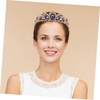 FRCOLOR Tiara Crown for Women,Rhinestone Tree Branch Queen Crowns Wedding Tiaras Crowns Headband (Blue)