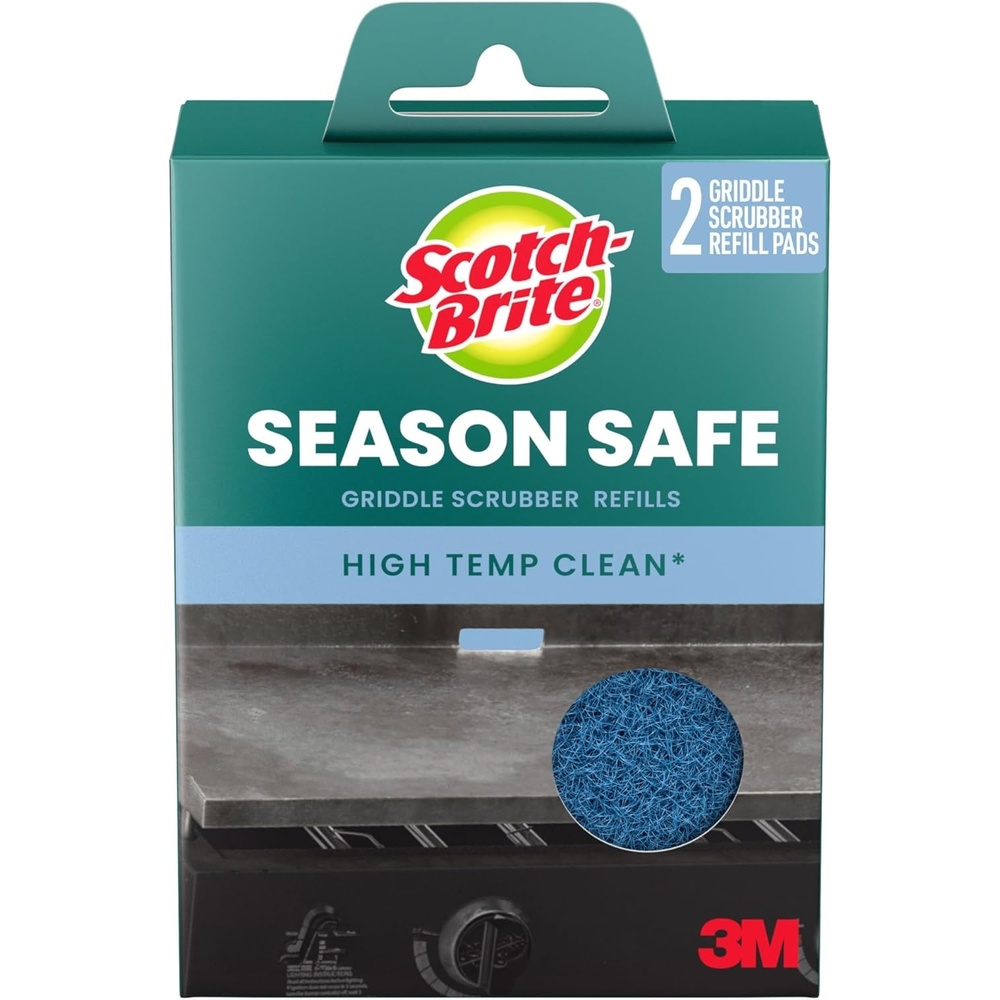 image:imageScotchBrite Season Safe Griddle Scrubber Refills 2 Pack